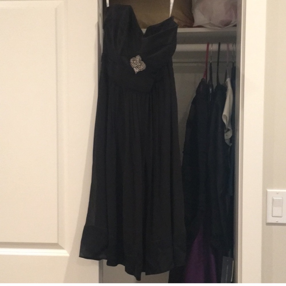Shoshanna strapless Dress Black Sz 4